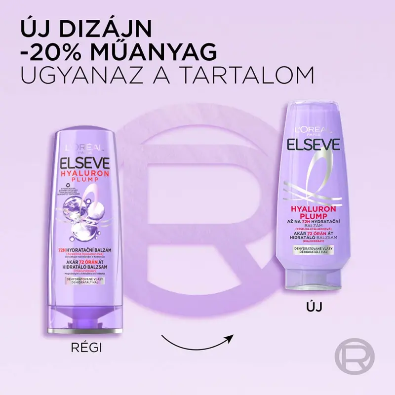 Elseve Hyaluron Plump sampon, balzsam, szérum és Extraordinary oil hajápoló olaj (100+150+200+250 ml)