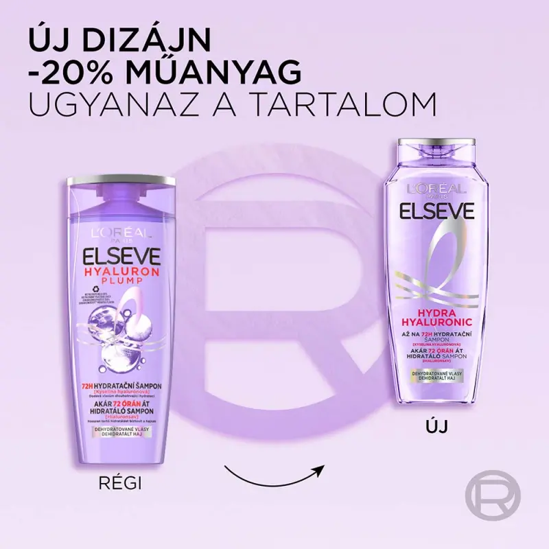 Elseve Hyaluron Plump sampon, balzsam, szérum és Extraordinary oil hajápoló olaj (100+150+200+250 ml)