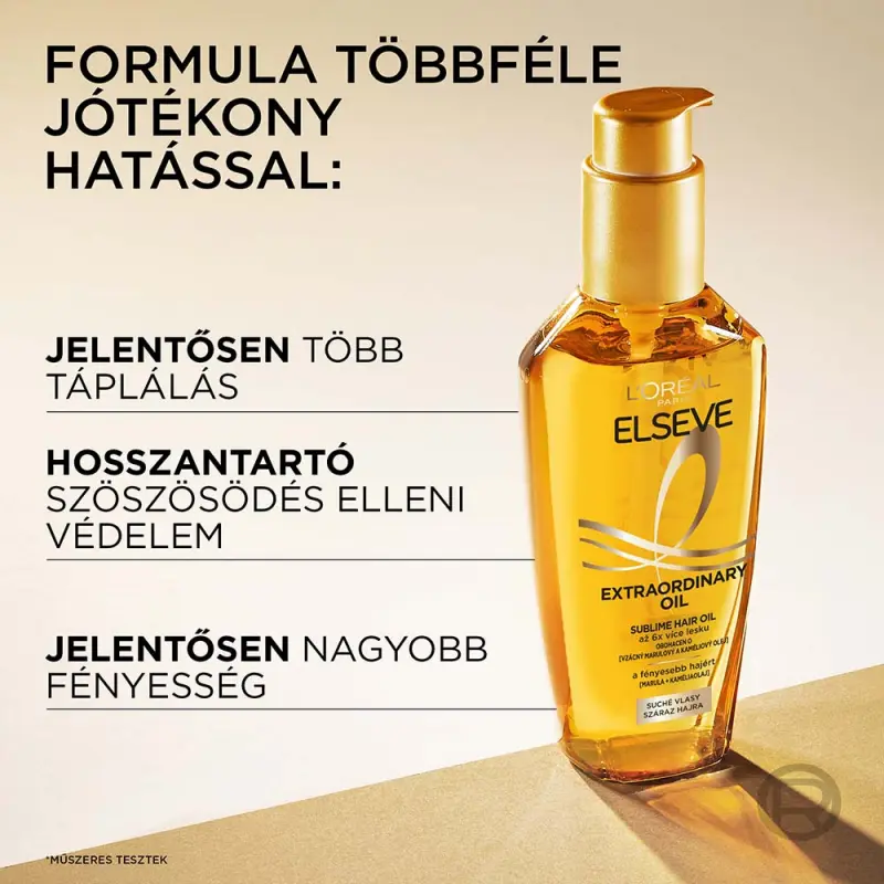 Elseve Hyaluron Plump sampon, balzsam, szérum és Extraordinary oil hajápoló olaj (100+150+200+250 ml)