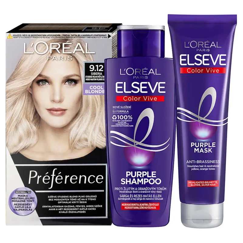 L'ORÉAL PARIS Elséve Purple x Préférence Online Exkluzív Csomag