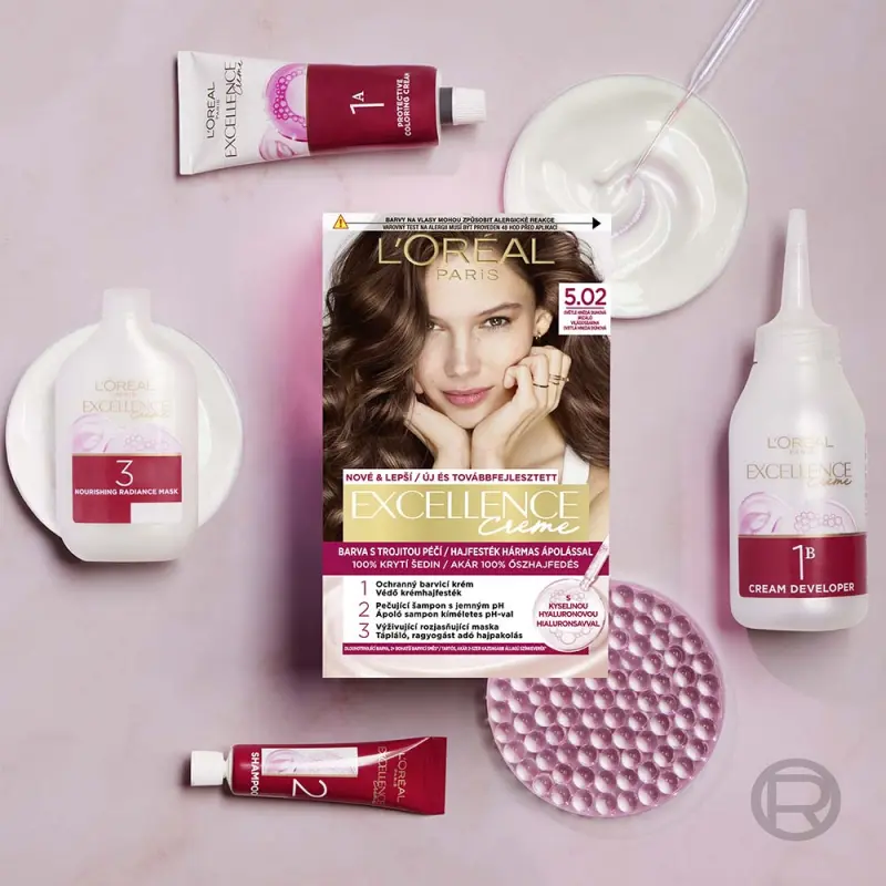 Excellence 4.54 Rézvörös Mahagóni 72+48+12+60 ml
