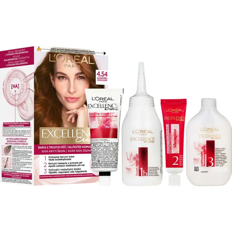 Excellence 4.54 Rézvörös Mahagóni 72+48+12+60 ml