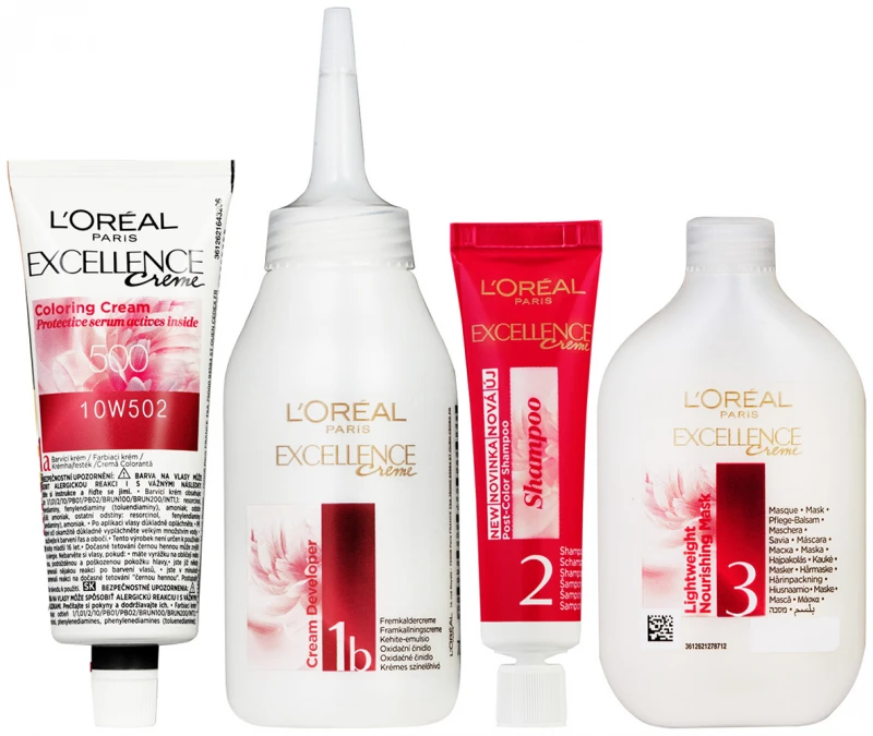 Excellence krémes, tartós hajfesték 1.01 Sötét mélyfekete (192 ml)