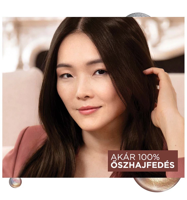 Excellence Creme Universal Nudes krémhajfesték 4U Barna (192 ml)