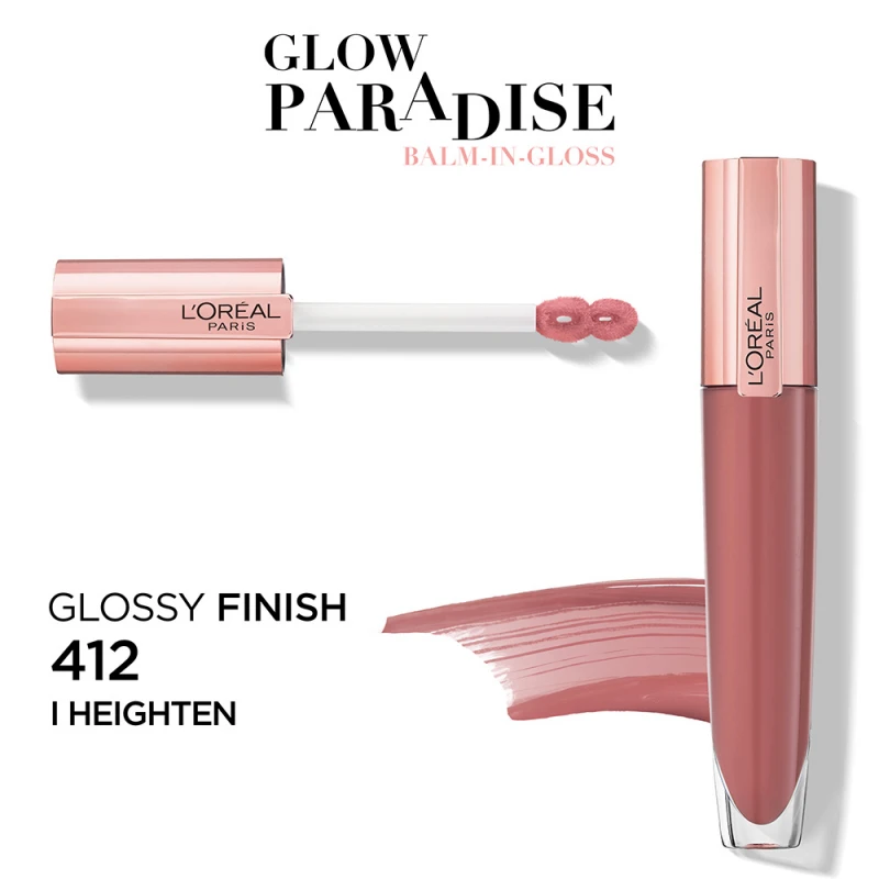 Glow Paradise Balm in Gloss 412 I Heighten szájfény 7 ml