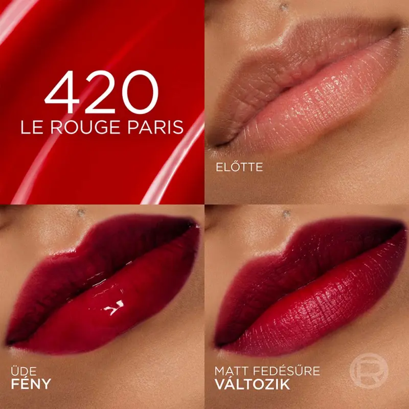 Hyaluron Tint Lip Stain Serum 420 Le Rouge Paris folyékony ajakrúzs 5 ml