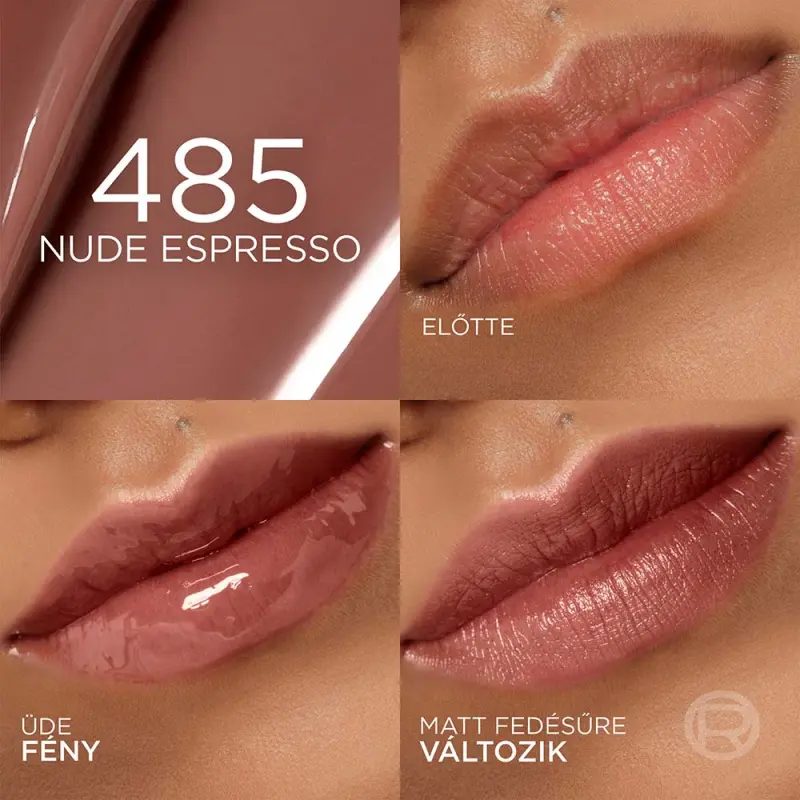Hyaluron Tint Lip Stain Serum 485 Nude Espresso folyékony ajakrúzs 5 ml