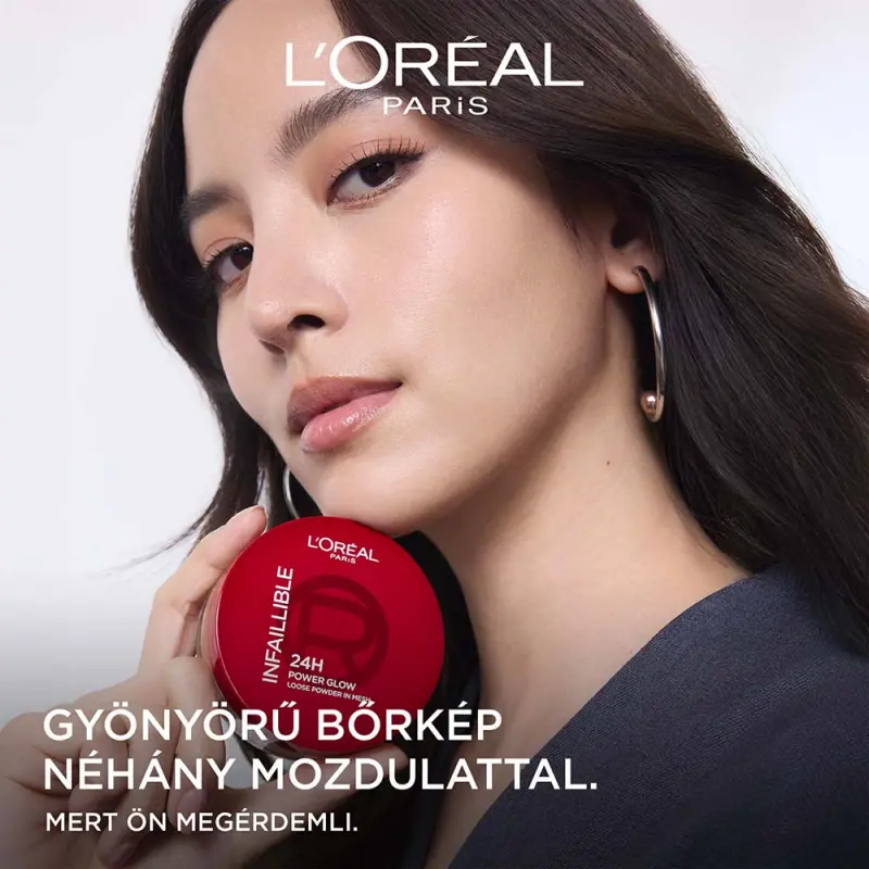 Infaillible 24H Power Glow Loose Powder Medium púder 10 g