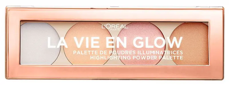 L'ORÉAL PARIS La Vie En Glow highlighter paletta (5 g)
