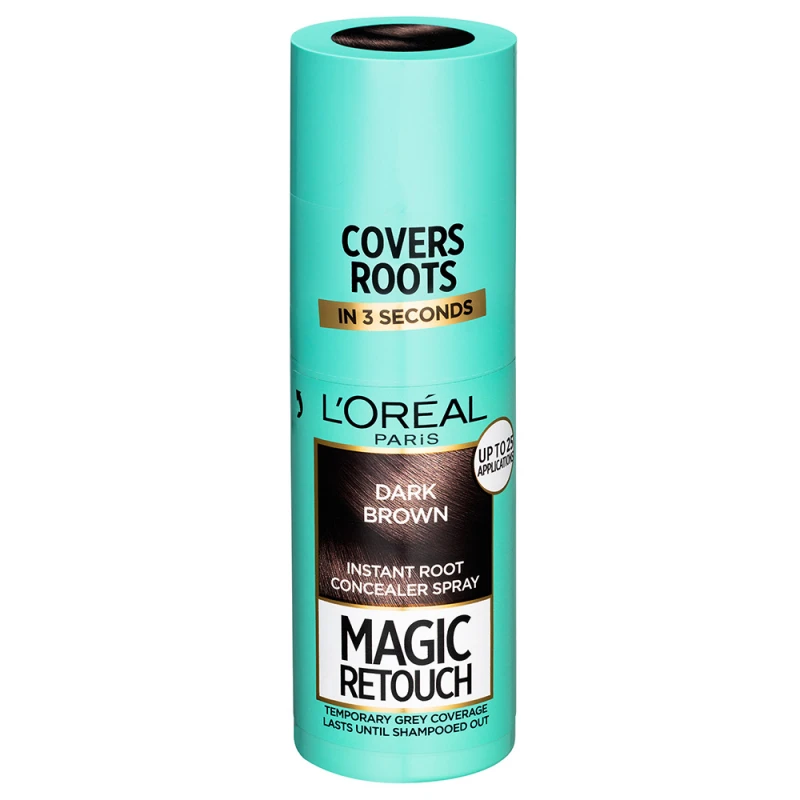 Magic Retouch Hajtőszínező spray, sötétbarna 75 ml