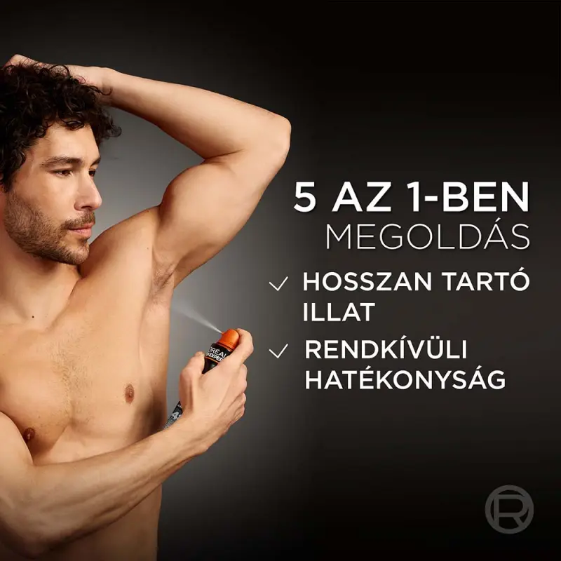 Men Expert Carbon Protect izzadásgátló dezodor spray, akár 48 órán át küzd az izzadás ellen 150 ml