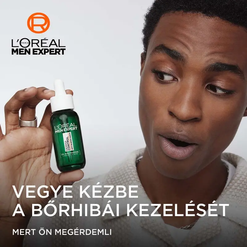 Men Expert Derma Control Niacinamidos bőrhibák elleni szérum 30 ml