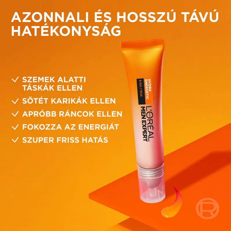 Men Expert Hydra Energetic golyós szemkörnyékápoló krém 10 ml