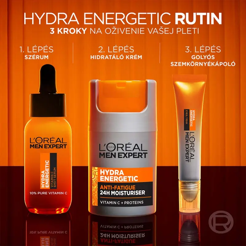 Men Expert Hydra Energetic golyós szemkörnyékápoló krém 10 ml