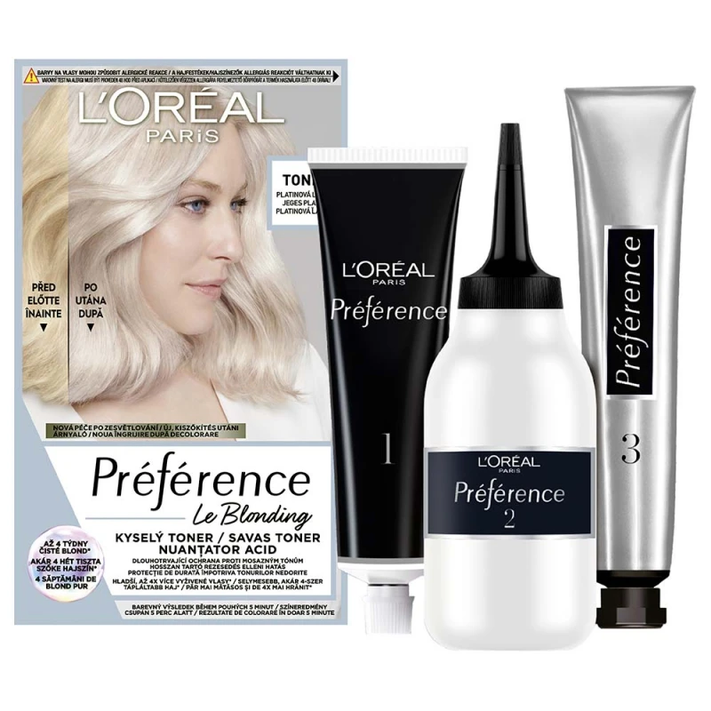 Préférence Toner Jeges platina (174 ml)