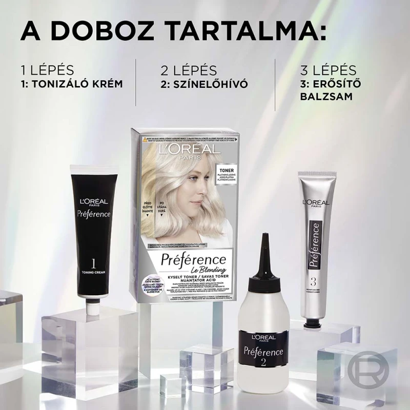 Préférence Toner Jeges platina (174 ml)