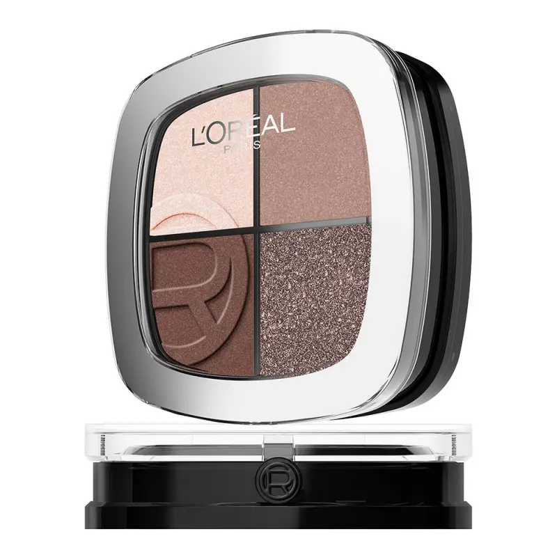 Rendez-Vous Couleur Eye & Cheek Quad a szemektől az orcákig: minden egyetlen palettában 04 Cold Platinum