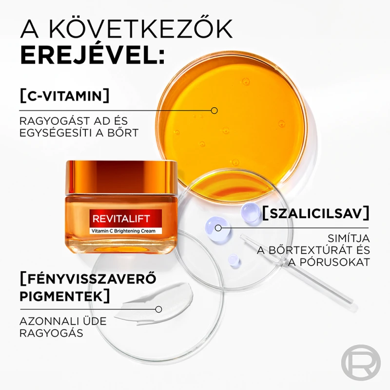 Revitalift C vitaminos ragyogást adó krém 50 ml
