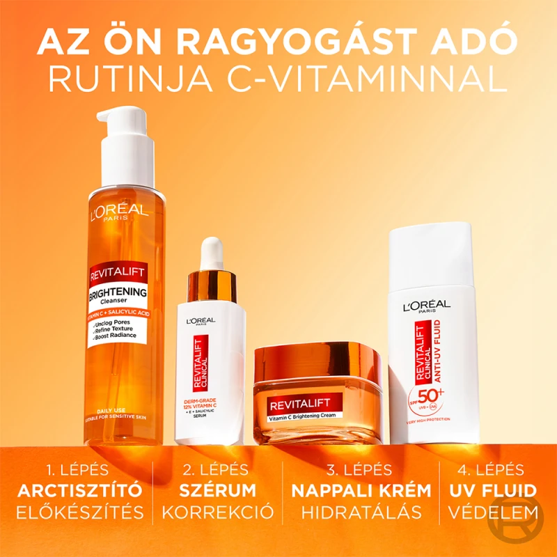Revitalift C vitaminos ragyogást adó krém 50 ml