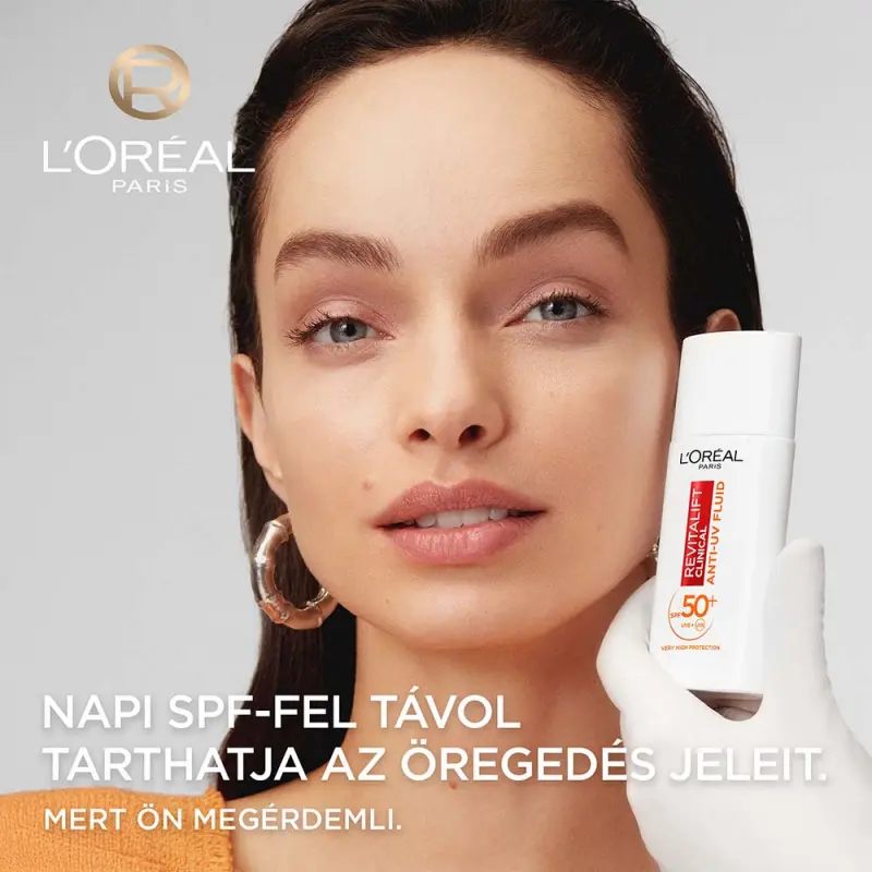 Revitalift Clinical Daily UV-sugárzás elleni fluid SPF50+ C-vitaminnal 50 ml