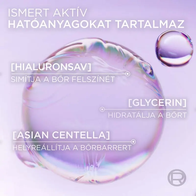 Revitalift Filler Glass Skin hidrogél ragyogást adó arcmaszk 25 g