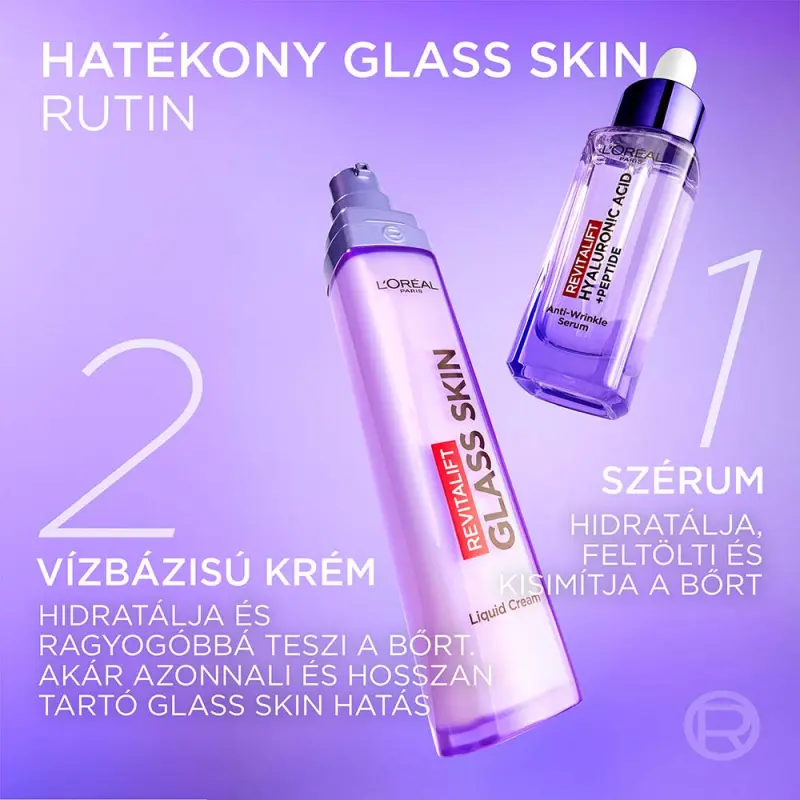 Revitalift Filler Glass Skin vízbázisú krém 50 ml