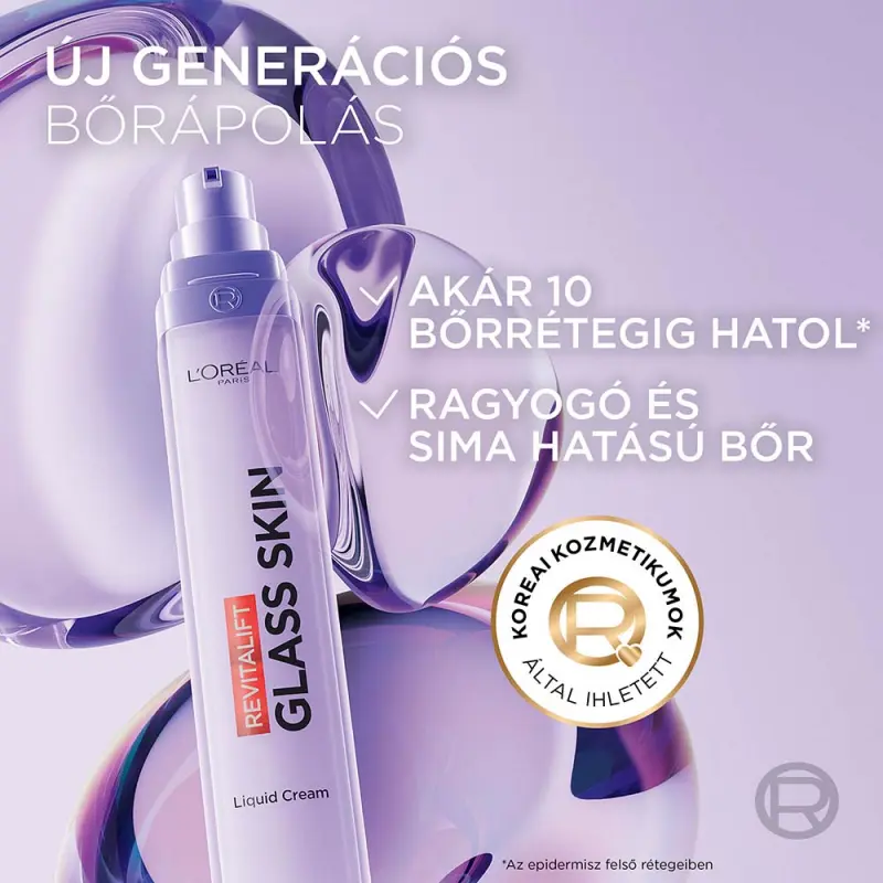 Revitalift Filler Glass Skin vízbázisú krém 50 ml