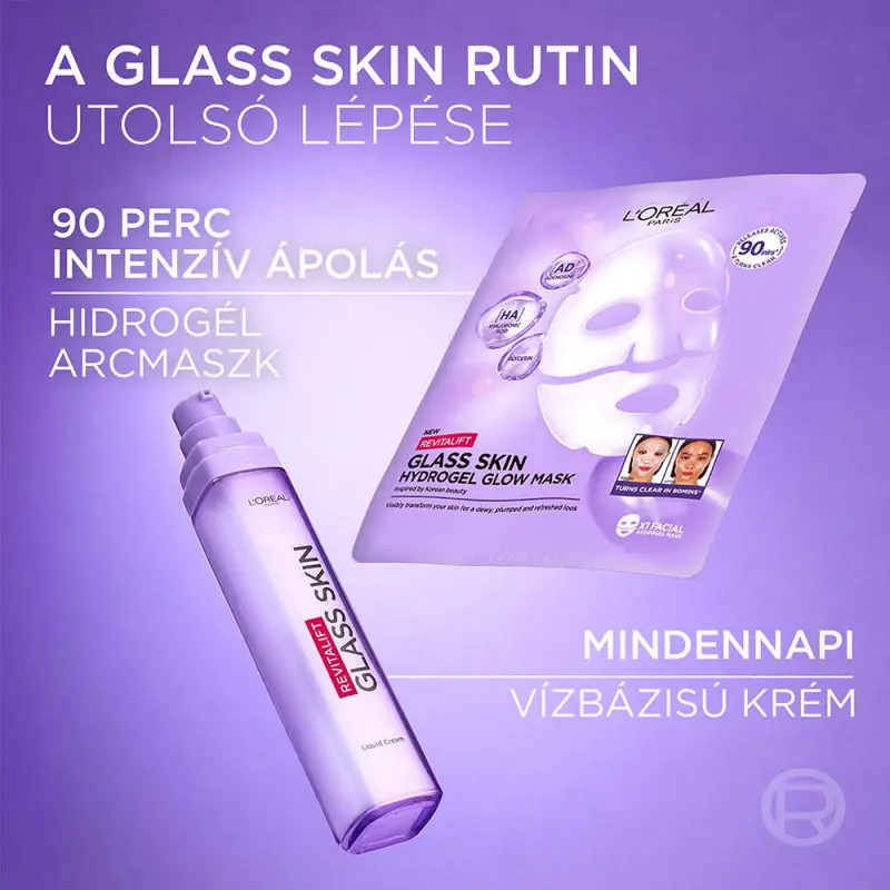 Revitalift Filler Glass Skin vízbázisú krém 50 ml