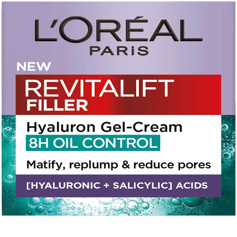 Revitalift Filler hialuronsavas feltöltő gél-krém zsíros és kombinált bőrre 50 ml