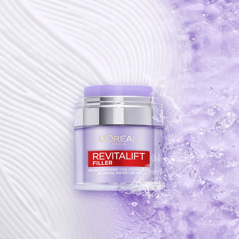 Revitalift Filler Pressed könnyű krém hialuronsavval 50 ml
