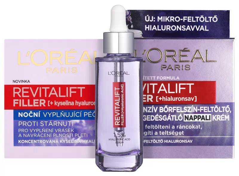 L'ORÉAL PARIS Revitalift Filler rutin csomag (30+50+50 ml)