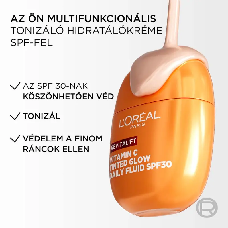 Revitalift Tonizáló nappali fluid SPF30 fényvédővel és C-vitaminnal 40 ml