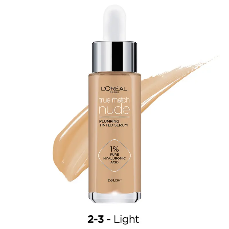 True Match Nude Tinted Serum, színezett szérum 2-3 Light (30 ml)