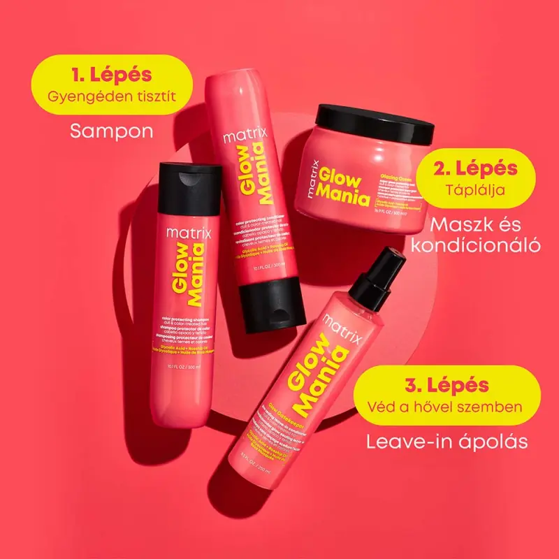 Glow Mania Hajban maradó fényrögzítő kondicionáló 250 ml