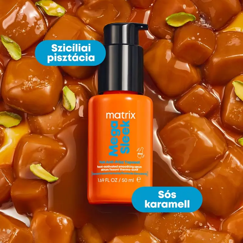 Mega Sleek Topcoat Simaságot biztosító szérum nehezen kezelhető, szöszösödő hajra 30 ml