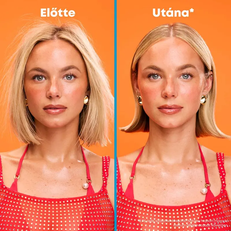 Mega Sleek Topcoat Simaságot biztosító szérum nehezen kezelhető, szöszösödő hajra 30 ml