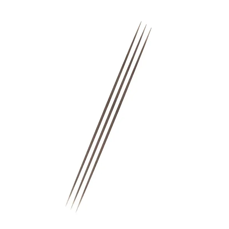 Brow Inserts Deep Brown 5 kétvégű szemöldökfilc háromágú heggyel és színezett géllel