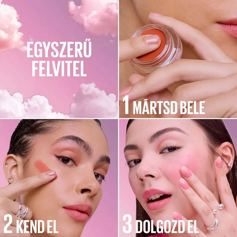 Cloudtopia 08 Enchanted Mauve matt hatású pirosító 5 g