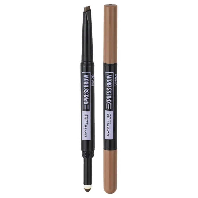 Express Brow Duo kétvégű szemöldökformázó NU 01 Dark Blonde (8,8 g)