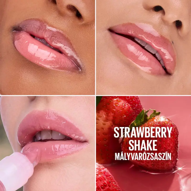 Lifter Gel 006 Strawberry Shake olajos ajakápoló gél 6,6 ml