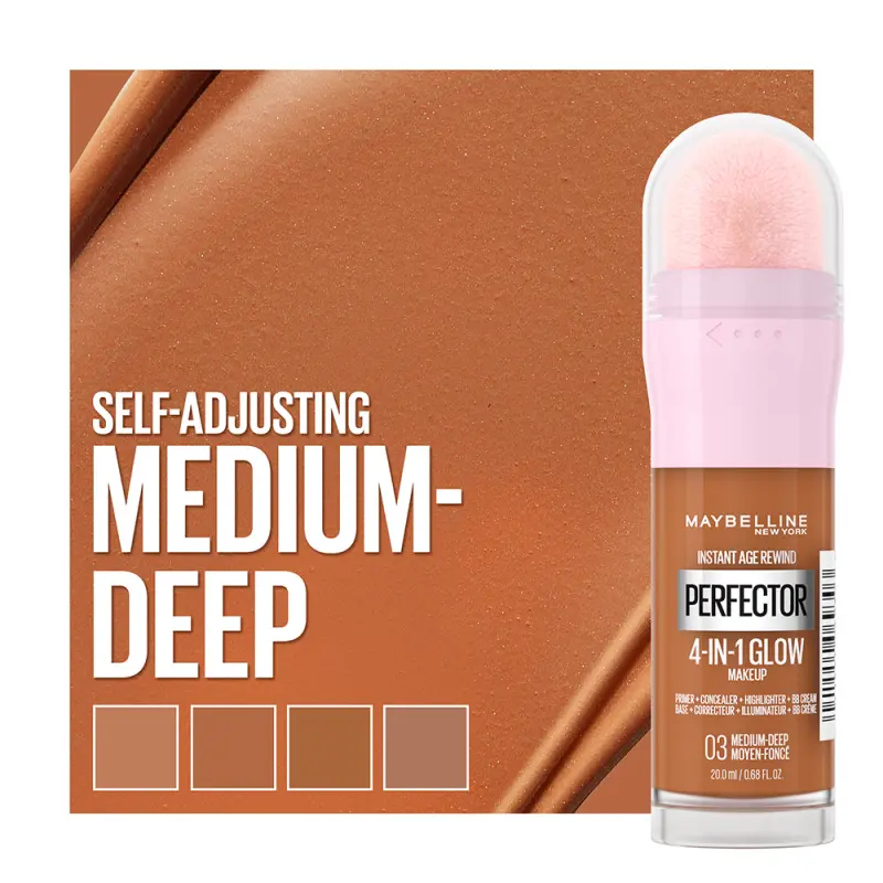 Instant Perfector 4-in-1 Glow 03 Med Deep fényes hatású alapozó 20 ml