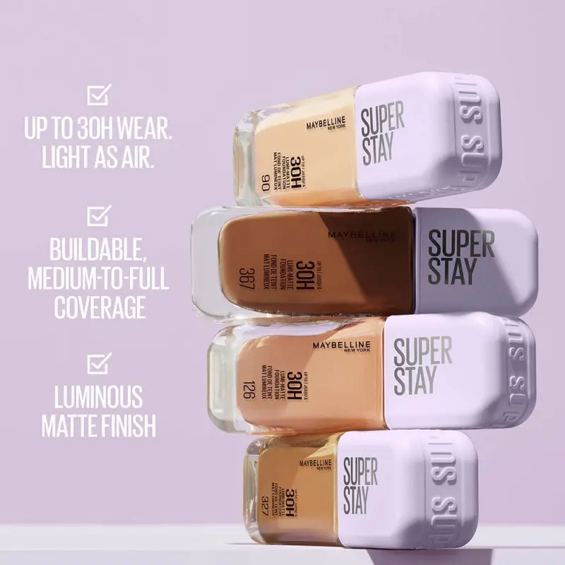SuperStay Lumi Matte 126 alapozó 35 ml