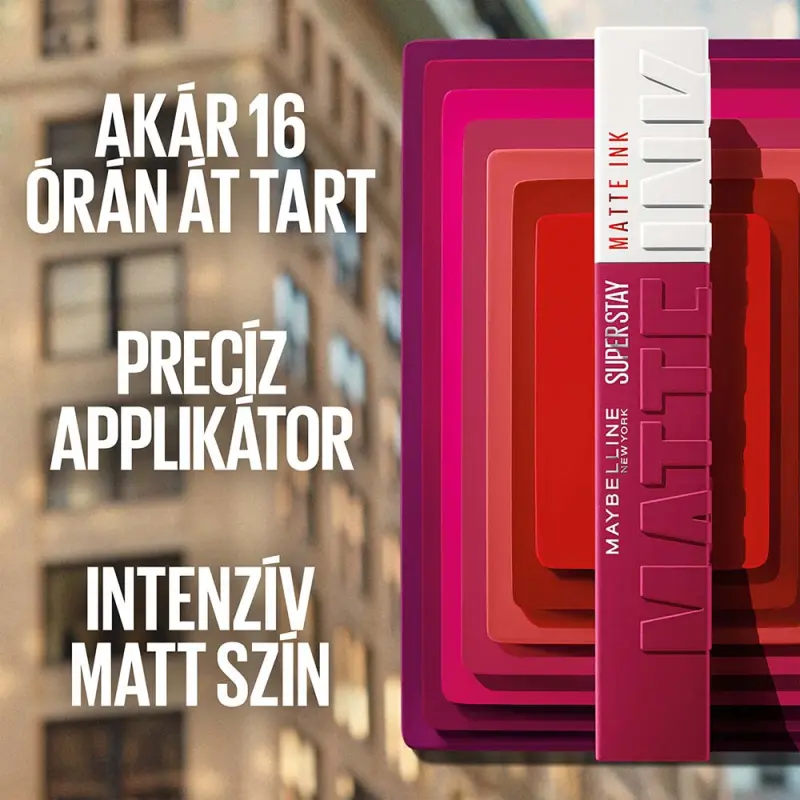 SuperStay Matte Ink folyékony matt ajakrúzs, 15 Lover (5 ml)