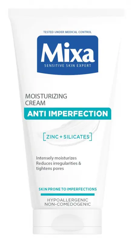 MIXA Anti-Imperfection hidratáló krém 2in1 bőrhibákra hajlamos bőrre (50 ml)