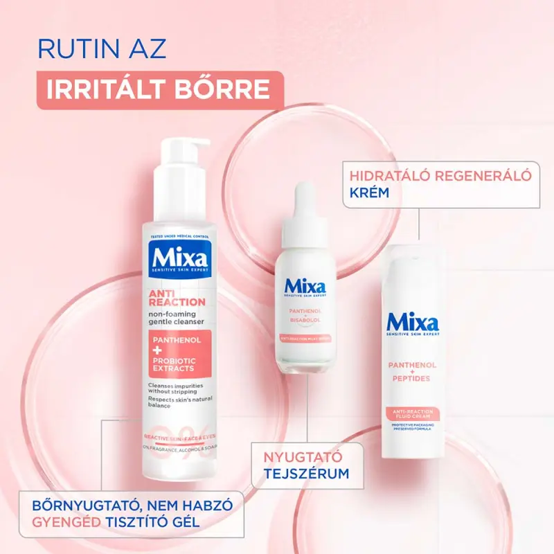 Anti-Reaction hidratáló, regeneráló krém panthenollal és peptidekkel 50 ml