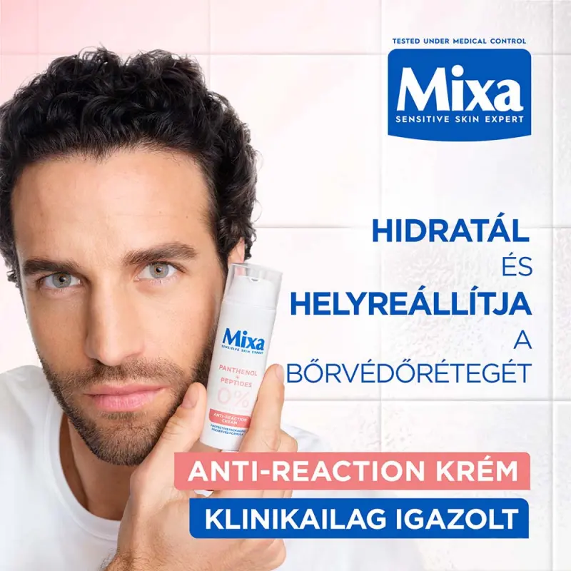 Anti-Reaction hidratáló, regeneráló krém panthenollal és peptidekkel 50 ml