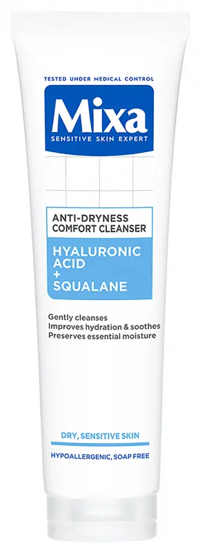 MIXA Bőrszárazság elleni arctisztító gél 150 ml