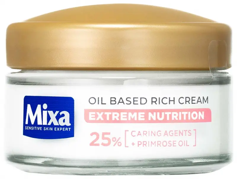 MIXA Extreme Nutrition gazdag, tápláló krém (25%) ligetszépe olajjal (50 ml)