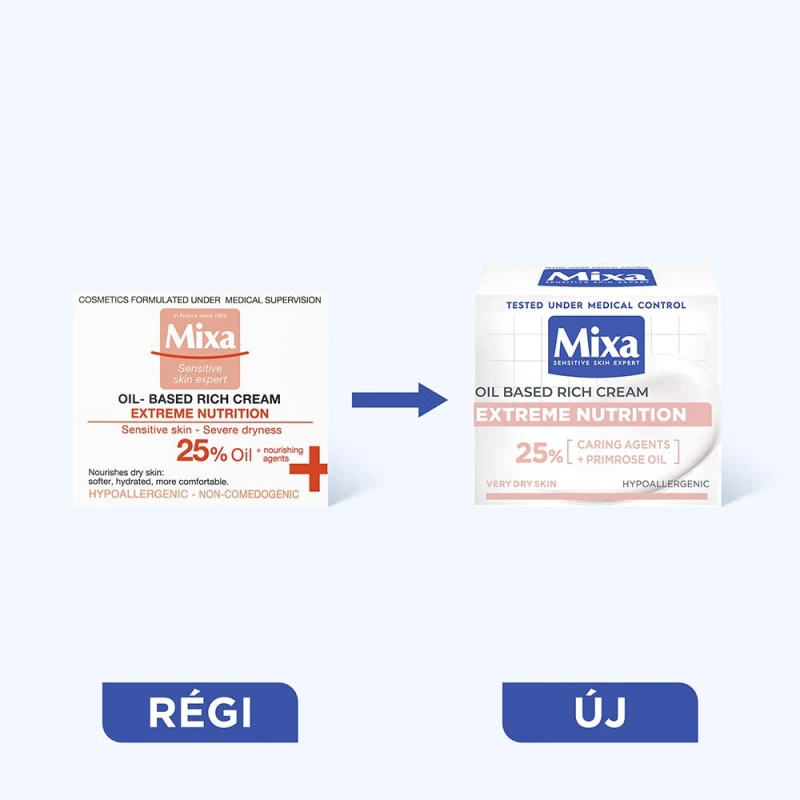 Extreme Nutrition gazdag, tápláló krém (25%) ligetszépe olajjal (50 ml)