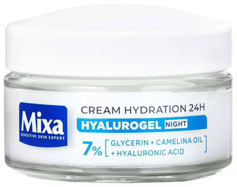 MIXA Hyalurogel intenzív éjszakai hidratáló arckrém (50 ml)